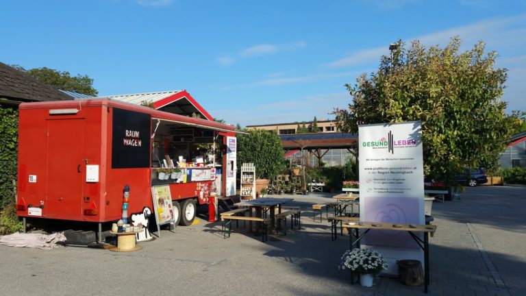 Gesund Leben beim Raumwagen bei der Gärtnerei Kraic