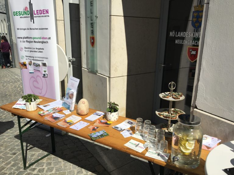 Erster Auftritt der Plattform Gesund Leben beim Pflanzenmarkt