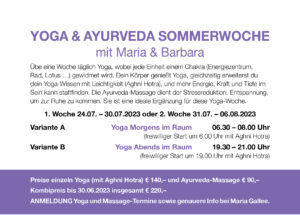 YOGA Sommerwoche 2023 300x215